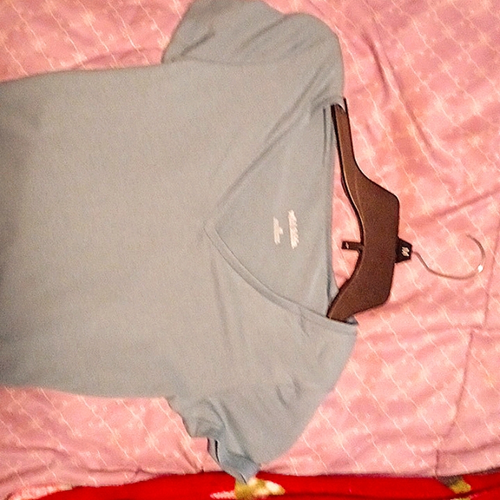 Blue Crop top